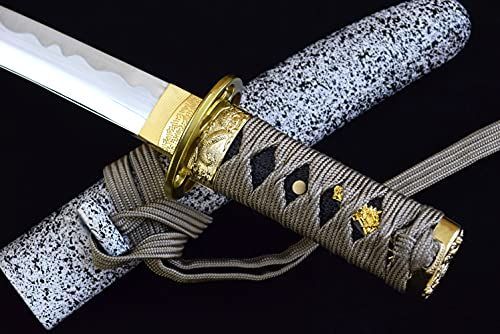 五虎退_短刀 しのびや 模造刀 五虎退 短刀 刀 鞘 刀拭クロス 模造刀証明書セット