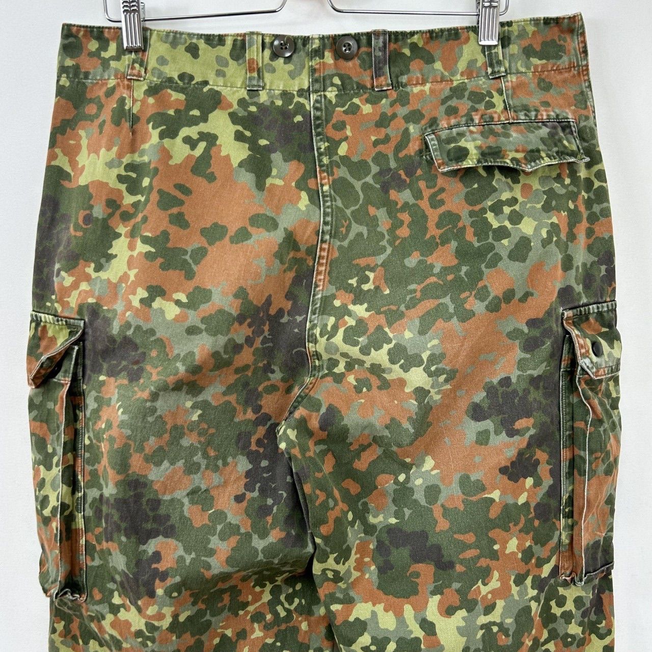 ドイツ軍 German army フレクターカモ 迷彩柄 カーゴパンツ ミリタリーパンツ ユーロ ミリタリーmilitary 輸入古着 海外古着【S69-5】