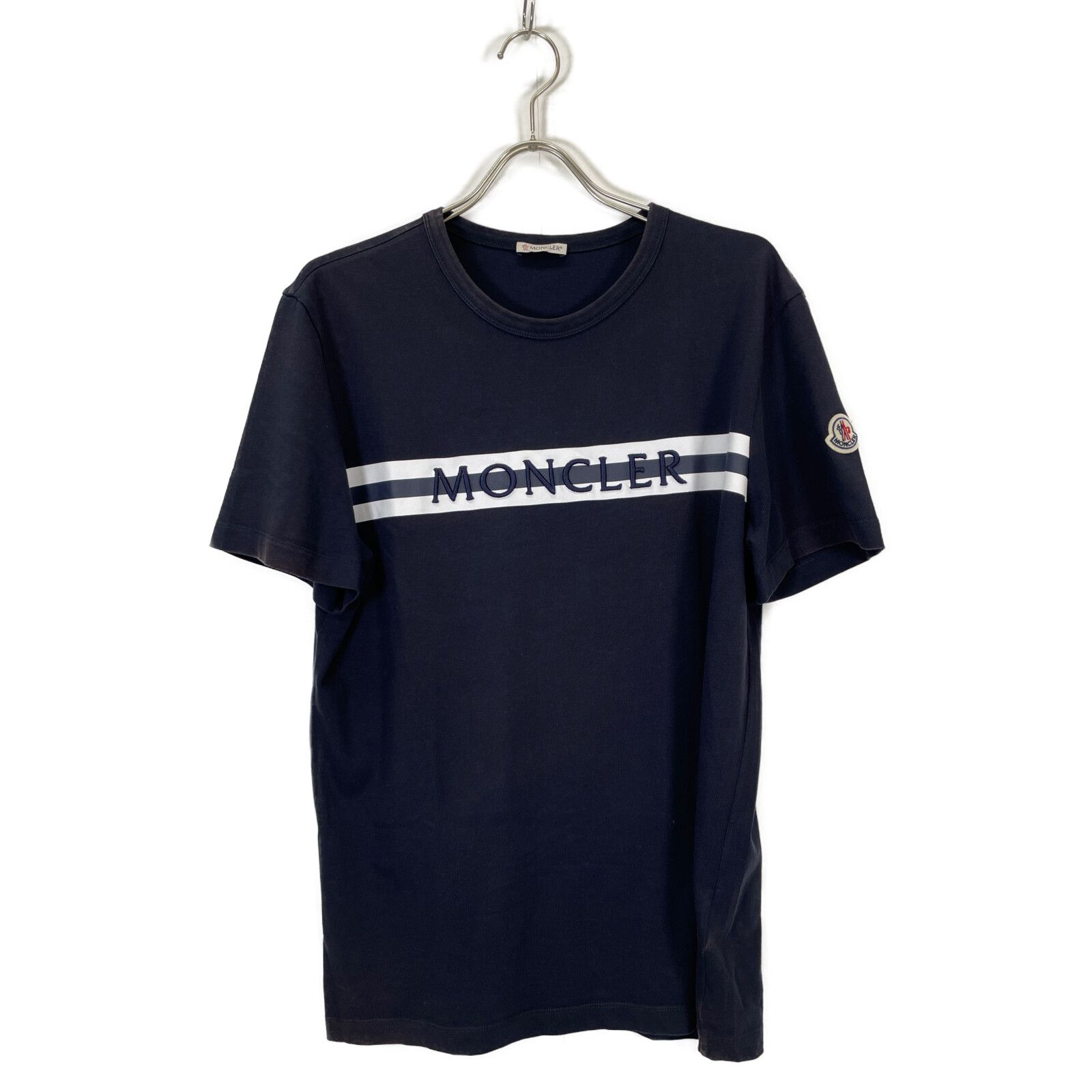 MONCLER モンクレール MAGLIA T-SHIRT ネイビー ロゴ クルー