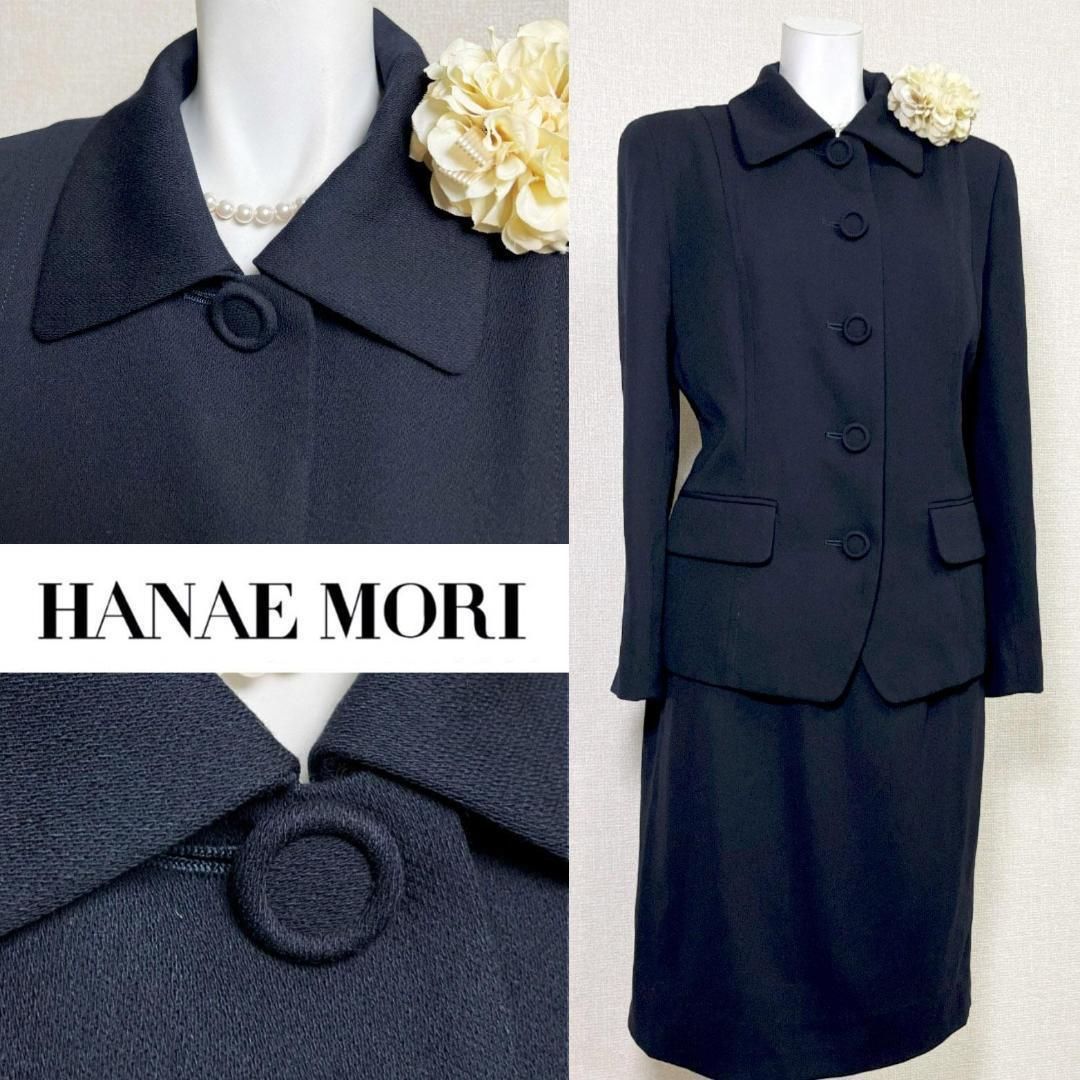 ◯当日発送 ハナエモリ 礼服 角襟 シャープな印象