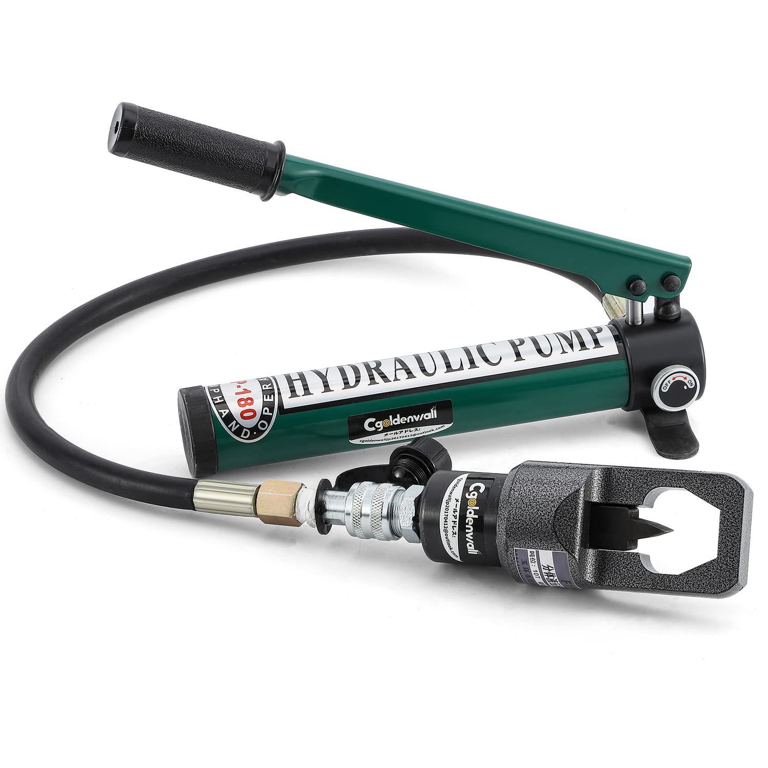 Size 適応ナットサイズ 27~41mm_Color ポンプ有 CGOLDENWALL ナットブレーカー 油圧式 適応ナットサイズ27~41mm 気楽に錆びたナットを割れる ポンプあり