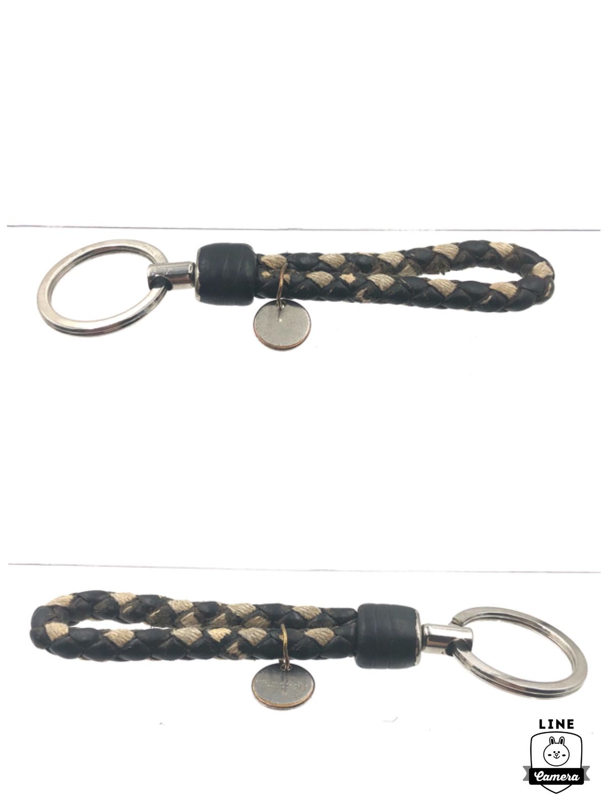 Bottega Veneta ボッテガヴェネタ イントレチャート キーリング