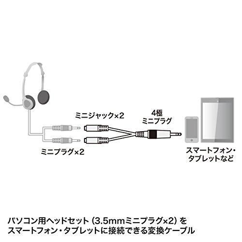 マイク変換アダプタケーブル