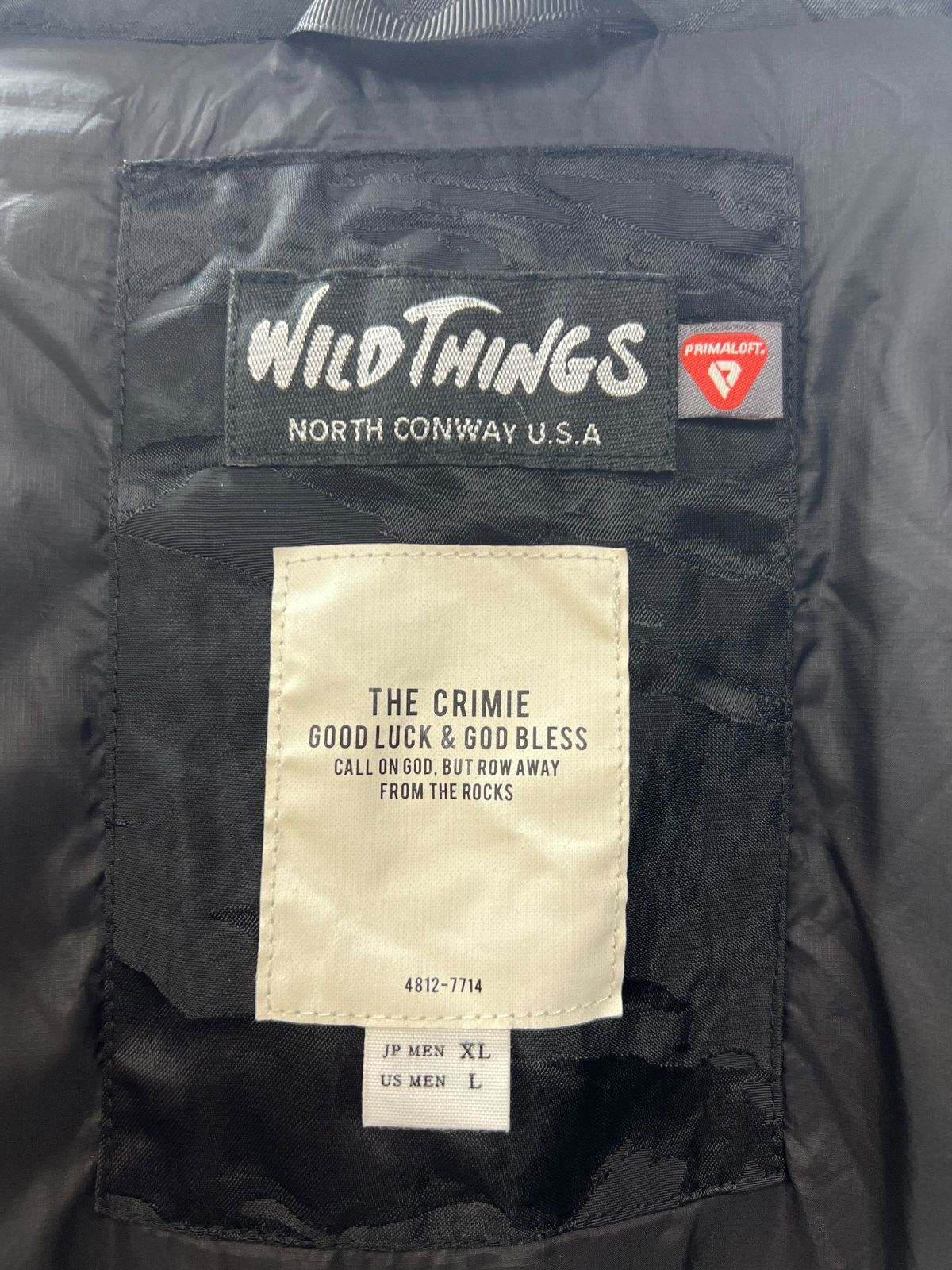 【大清水75-2-0905kr】WILDTHINGS x THE CRIMIE ハッピージャケット ダウンジャケット【併売】【中古】【メンズ】