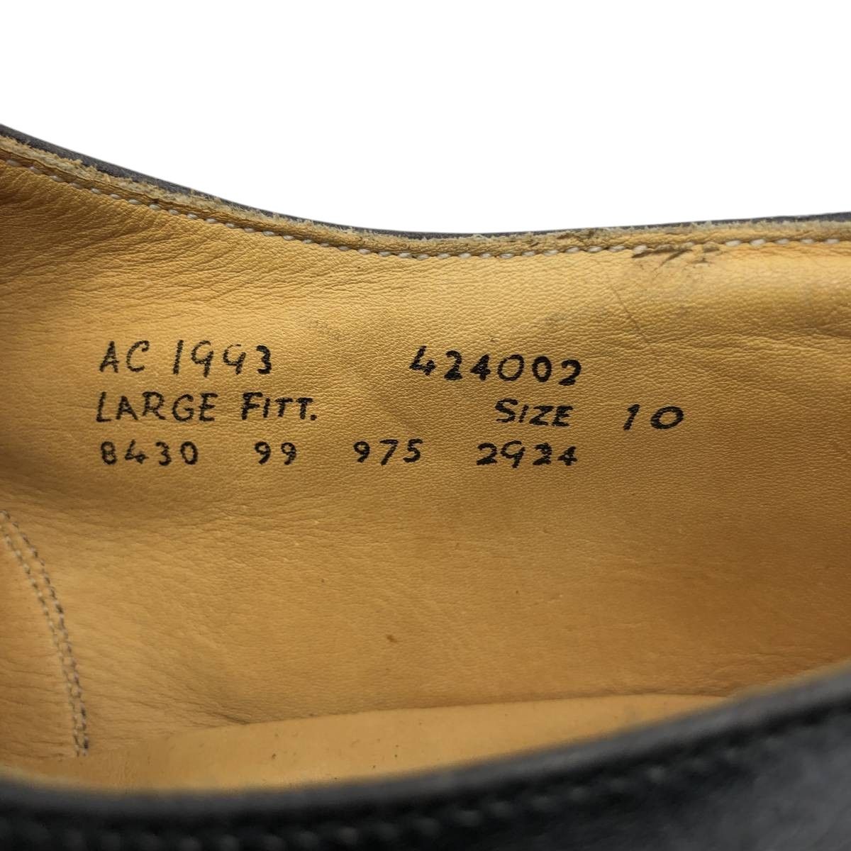 【新品、本物、正規品】 古着 REGENT ストレートチップシューズ 英国製 10 L メンズ28.5cm相当 saa014305