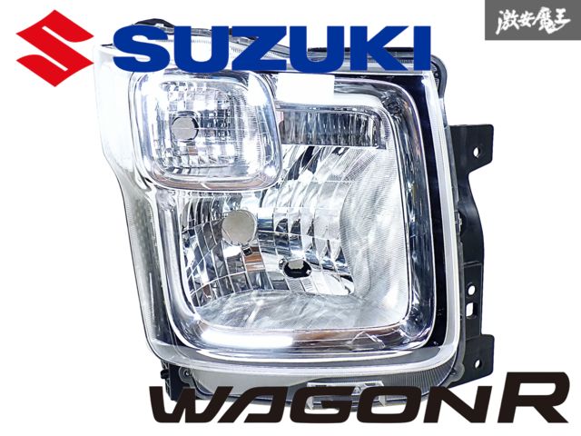 スズキ 純正 MH35S MH55S ワゴンR ハロゲン ヘッドライト レンズ 右 右側 運転席側 KOITO 100-59374 即納 棚R-3 -  メルカリ