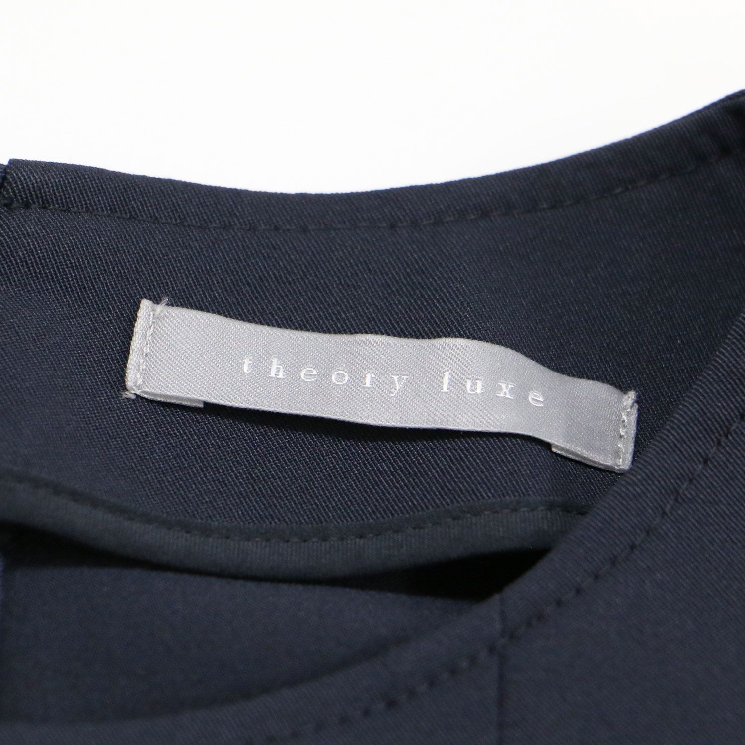 theory luxe セオリーリュクス ワンピース ネイビー 紺 サイズ:38(M