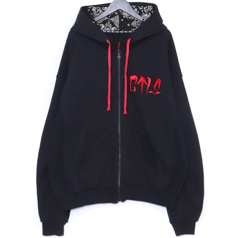 CVTVLIST 3D LOGO USUAL HOODIE サイズ2 ブラック 2201020301