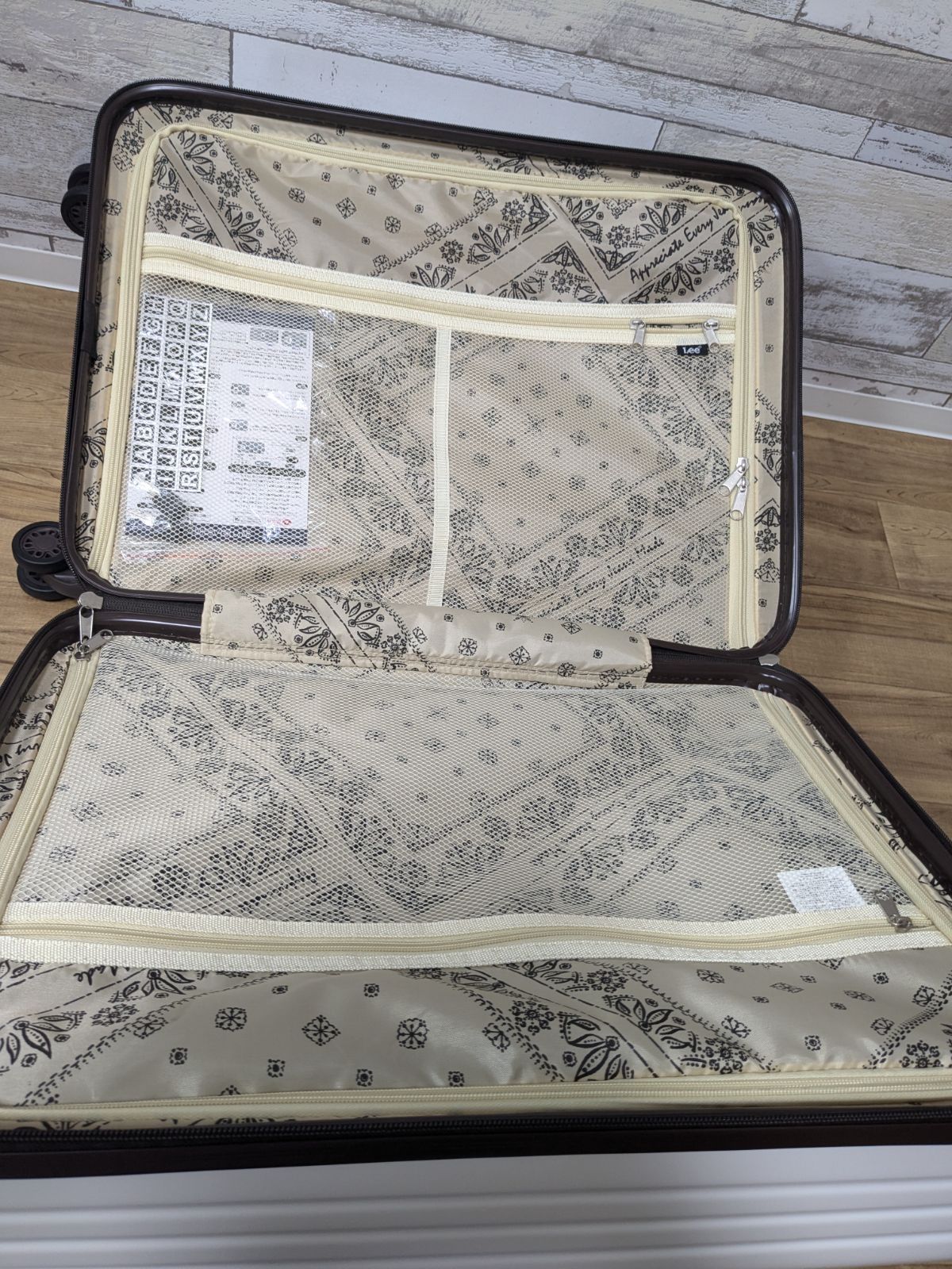 販売済み [リー] スーツケース 53L 55cm 3.7kg フロントオープン Lee