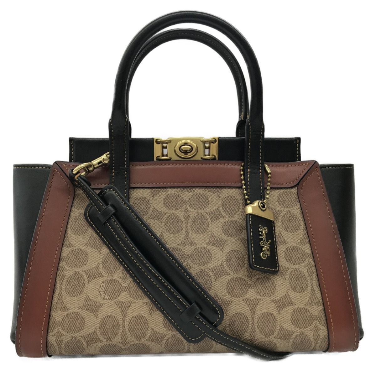 COACH コーチ トループ キャリーオール シグネチャー 2WAYバッグ 78488 