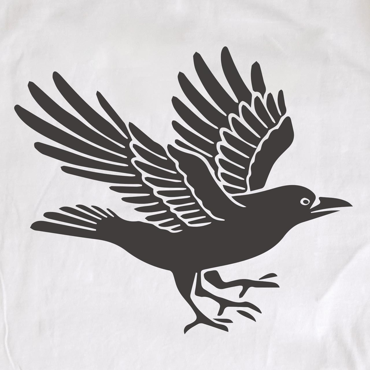 三本足の八咫烏 半袖 Tシャツ ホワイト 男女兼用【 ARTEMISIA 】GILDAN(ギルダン) 5.3オンス S/S Yatagarasu, the Three-Legged Crow TEE 232002 厄除け