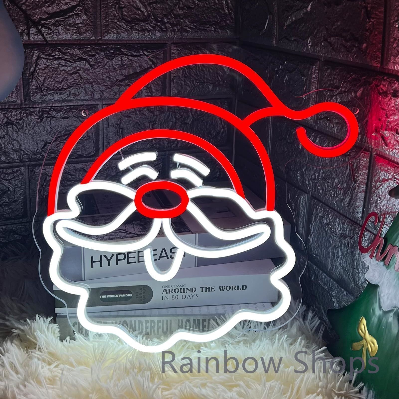 サンタクロース サンタさん LEDネオンサイン クリマスマ飾付け