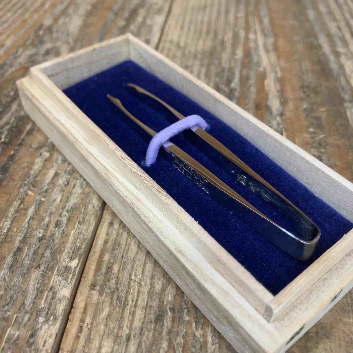 倉田満峰作 江戸職人手作り 最 満峰いろは毛抜 とげ抜き 斜刃 うぶ毛 三種セット 所沢店 LAWEED_CL