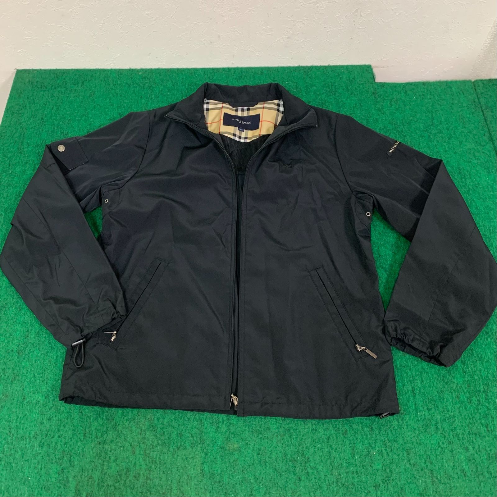 BURBERRY GOLF 　バーバリー　ジャケット　スイングトップ 〇Burberry GOLF バーバリーゴルフ ドリズラージャケット スウィング