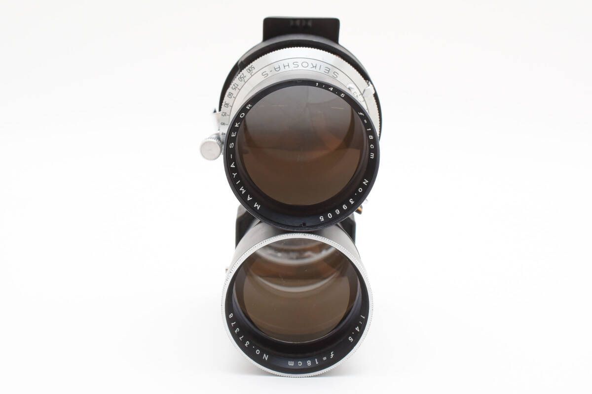  マミヤ MAMIYA-SEKOR 180 mm F 4.5 ケース付き 089 二眼レフカメラ フィルムカメラ