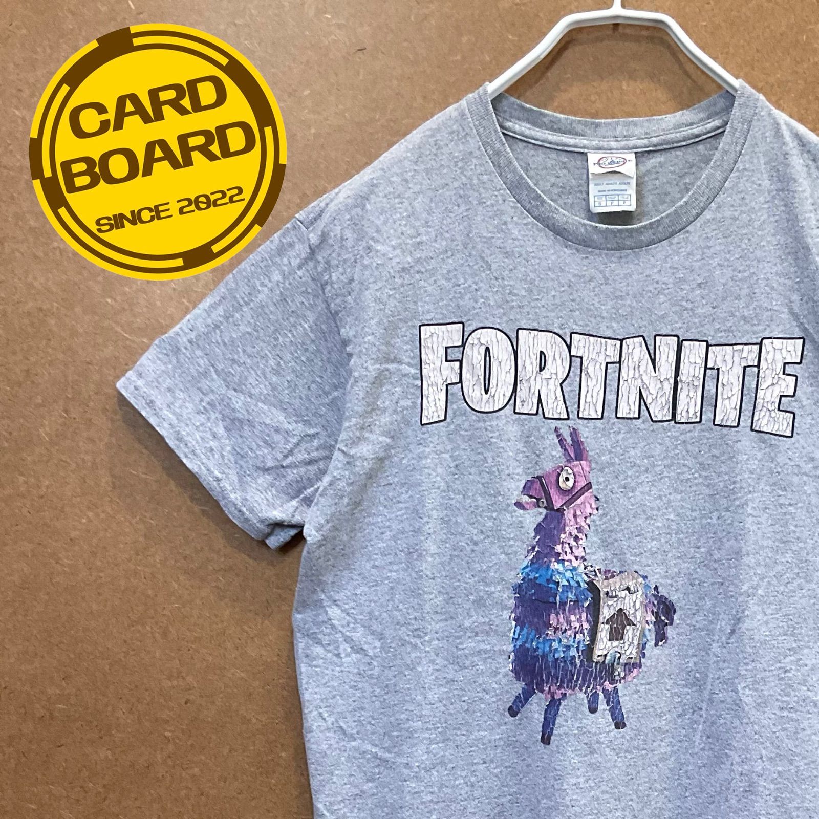 USA輸入古着 フォートナイトFORTNITE ろばロバイラスト 半袖Tシャツ 