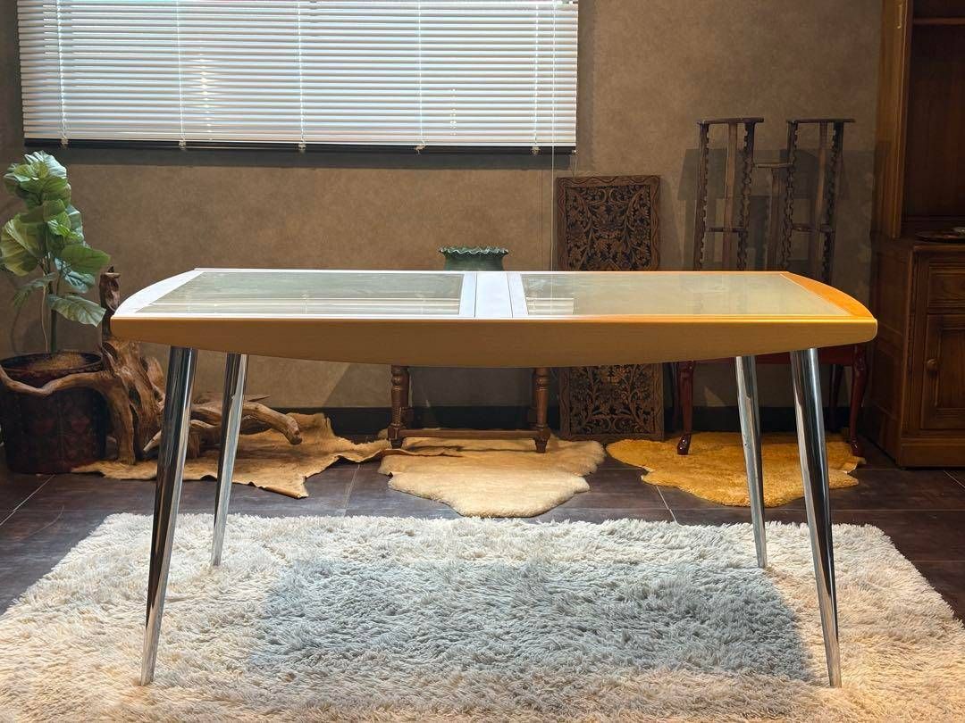 HR687 イタリア製　calligaris エクステンションテーブル HR687 イタリア製 calligaris エクステンションテーブル - メルカリ