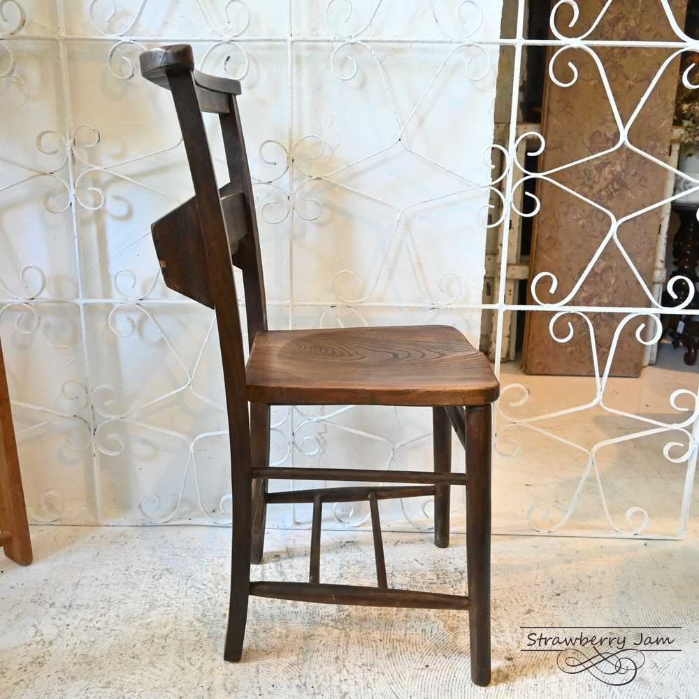 L3705-17-7 英国アンティーク チャーチチェア ダイニングチェア 教会 L3705-17-7 英国アンティーク チャーチチェア ダイニングチェア 教会