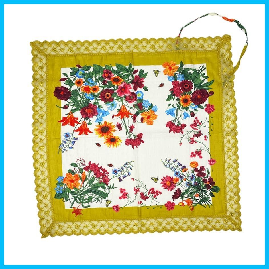 エプロンエチケット エプロンハンカチ レーススカーフ スカーフ 膝掛け 手ぬぐい マナータオル 3way プレゼント