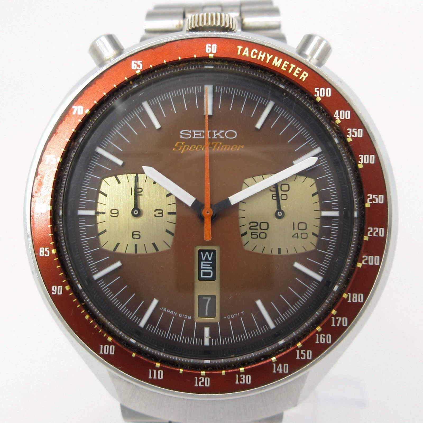 セイコー SEIKO 5スポーツ スピードタイマー クロノグラフ 6138-0040 