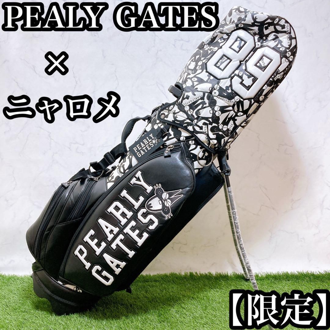 【限定キャディバッグ】パーリーゲイツ　ニャロメ　コラボ　スタンド式　希少 限定キャディバッグ】パーリーゲイツ ニャロメ コラボ スタンド