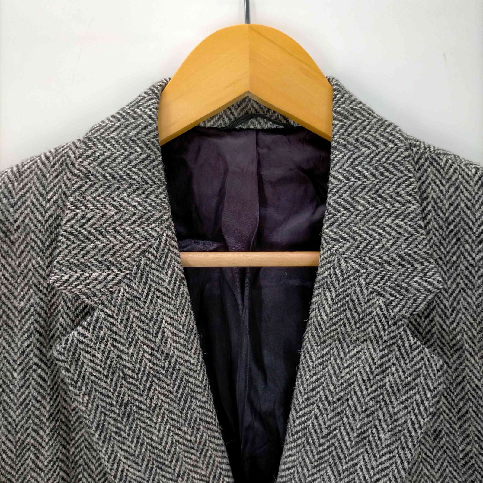 ハリスツイード Harris Tweed エルボーパッチ ウールツイード