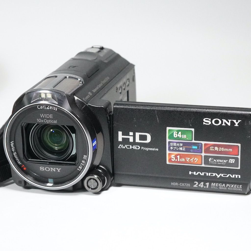 SONY ソニー HDR-CX720V ブラック 動作OK 1週間保証 /1184 - メルカリ