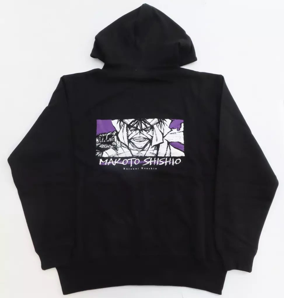  【中古】アウターウェア 志々雄真実 パーカー ブラック Lサイズ 「るろうに剣心展 30th Aniversary Exhibition 志々雄真実篇」 Tシャツ・アパレル