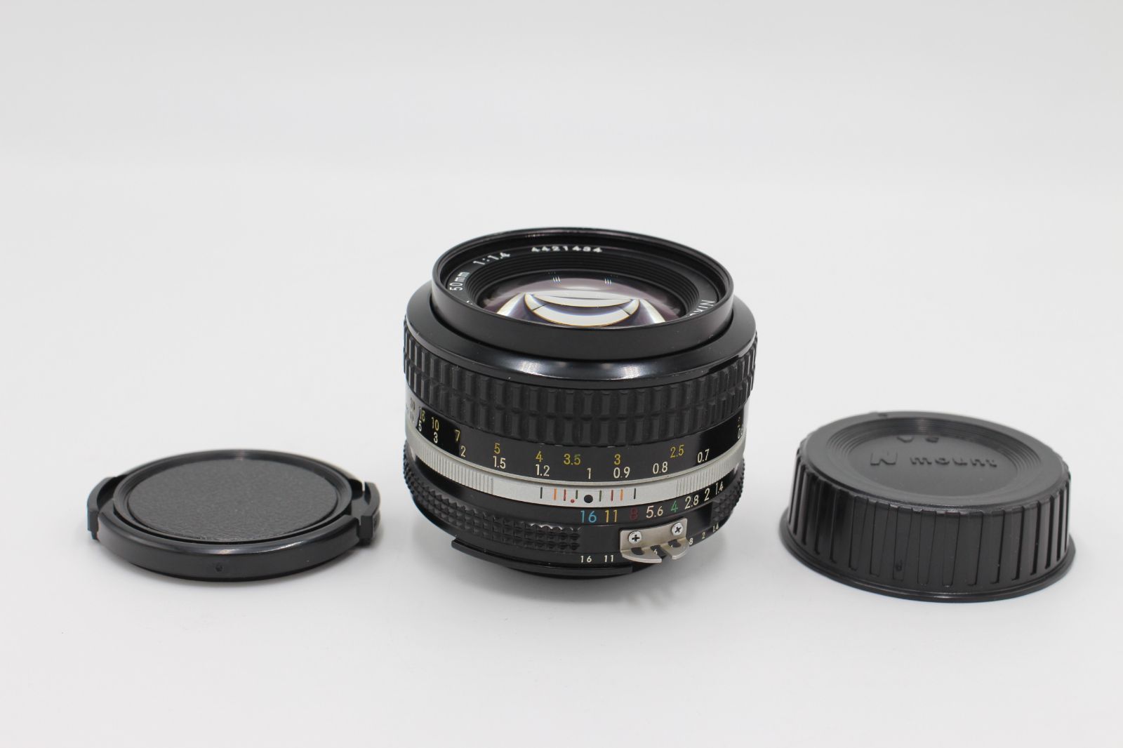 □ Nikon ニコン NIKKOR 標準 単焦点 レンズ 50mm 1:1.4 フード HS-7