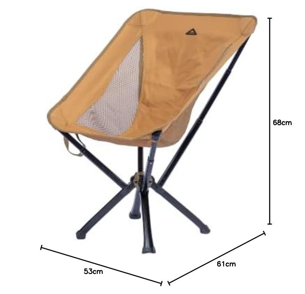 数量 M 耐荷重120kg 携帯便利 収納バッグ付き 折りたたみ コンパクト Brown 軽量 ワンボダン收納 フレーム＆シート一体式 展開 收納超簡単 傘形フレーム ビックコネクター ビックフレーム アウトドア 傘形フレームチェア 椅子 iClimb