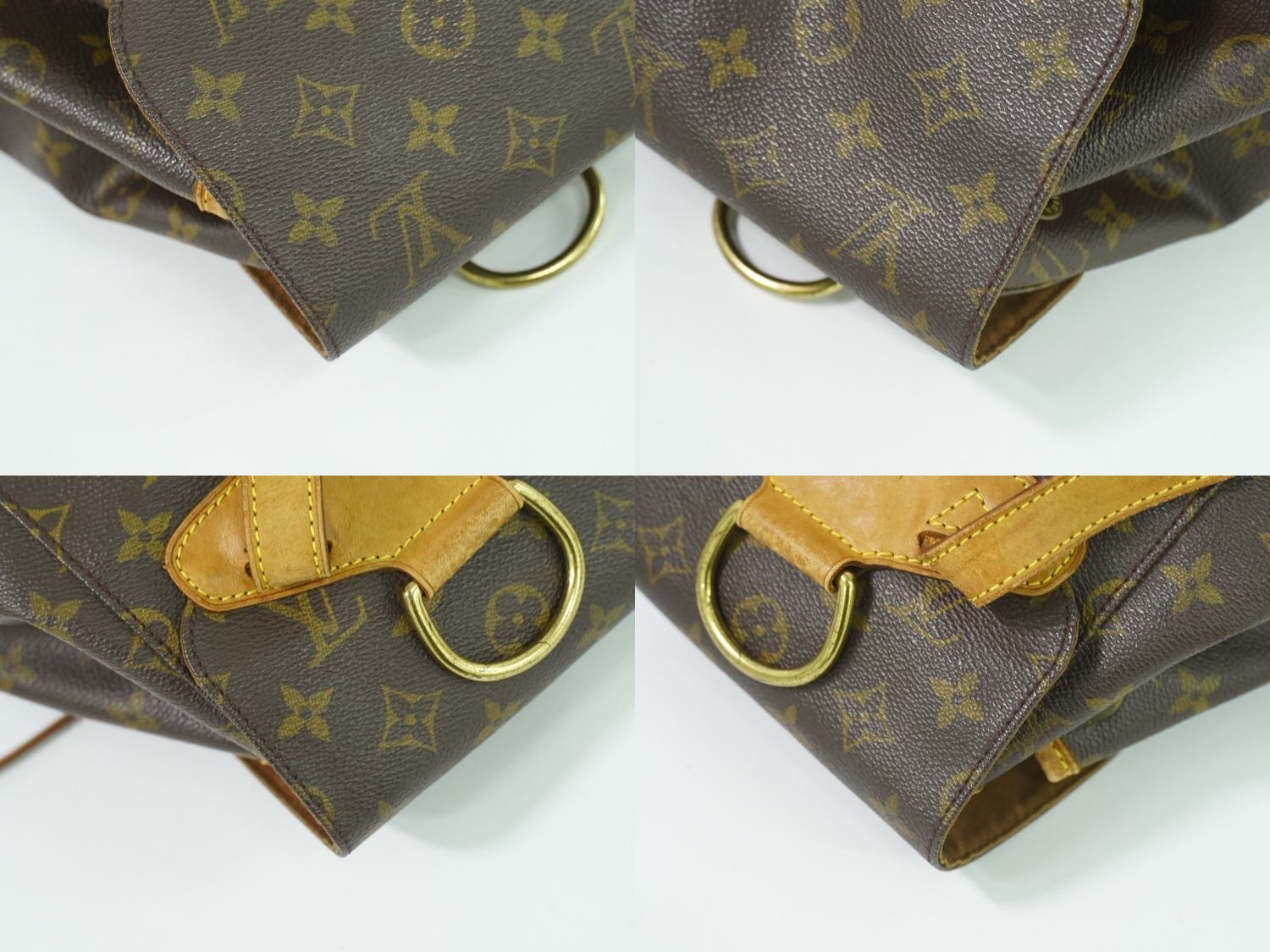 本物 ルイヴィトン LOUIS VUITTON LV モンスリ MM リュックサック バックパック モノグラム ブラウン M51136  Montsouris ビトン バッグ 中古 【フォロー割】 - メルカリ