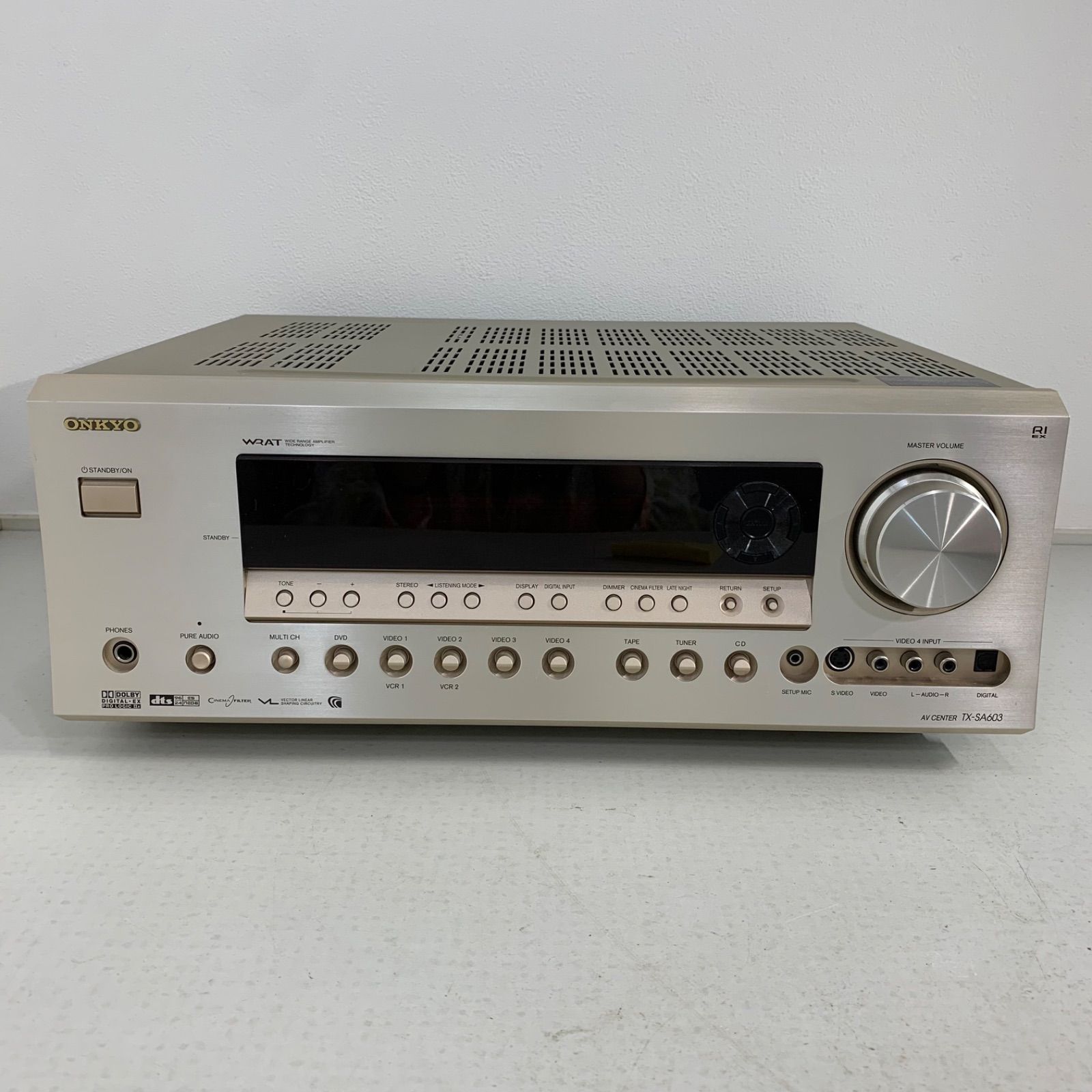 ONKYO TX-SA603アンプ AVセンター Amazon | ONKYO TX-SA603 AVアンプ ゴールド | Onkyo | AVアンプ