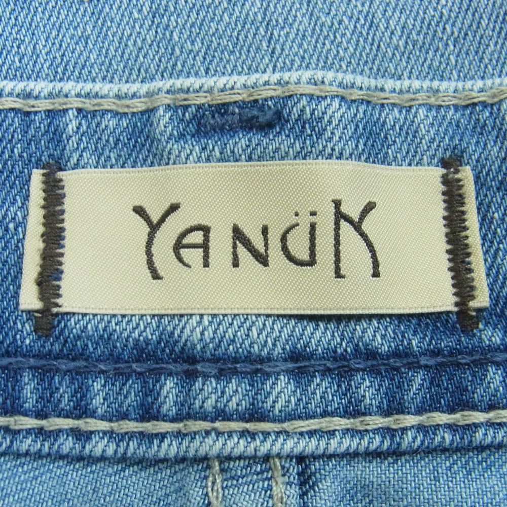 YANUK ヤヌーク 57142222 Really Light Joan ルーズフィット ストレート デニム パンツ ジーンズ インディゴブルー系 APS 23 DECORATOM_COM_BR