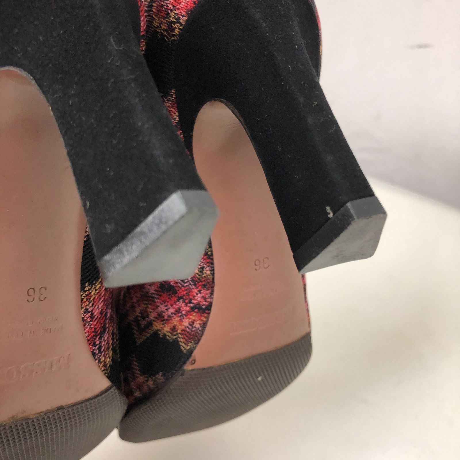 パンプス レッド系