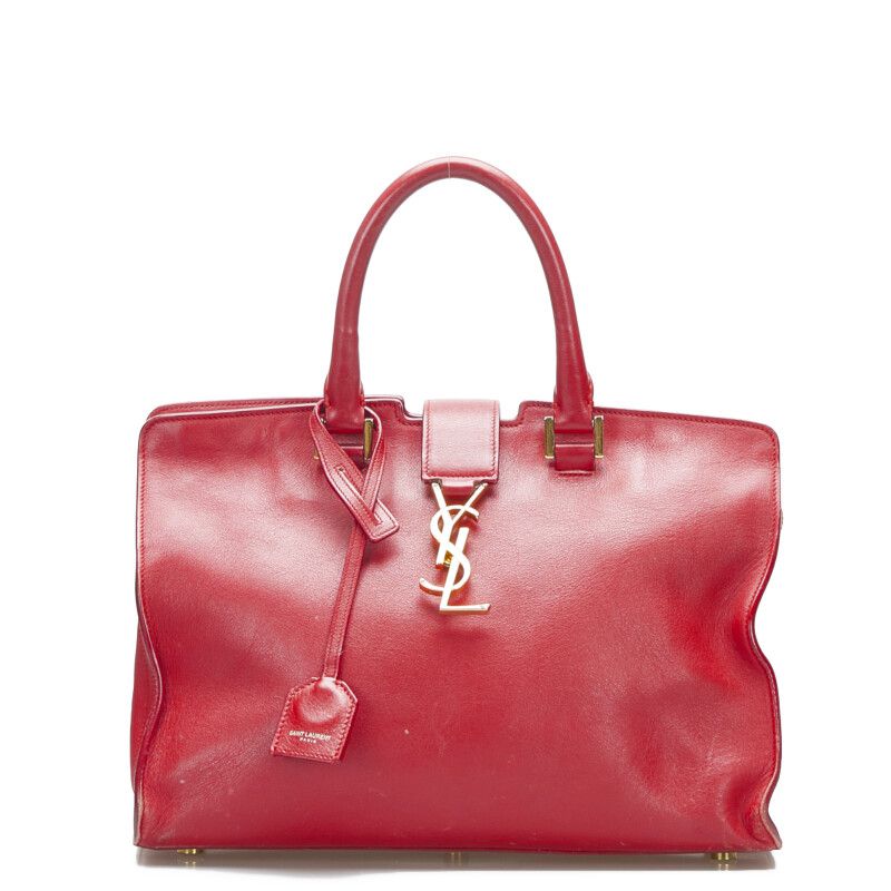 サンローラン モノグラム カバス ピンク ベージュ ショルダー