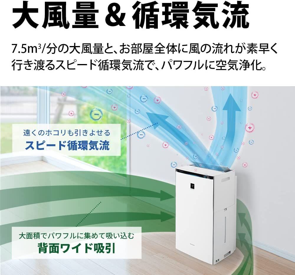 高濃度プラズマクラスター25000 シャープ 加湿空気清浄機 KI-HS40W