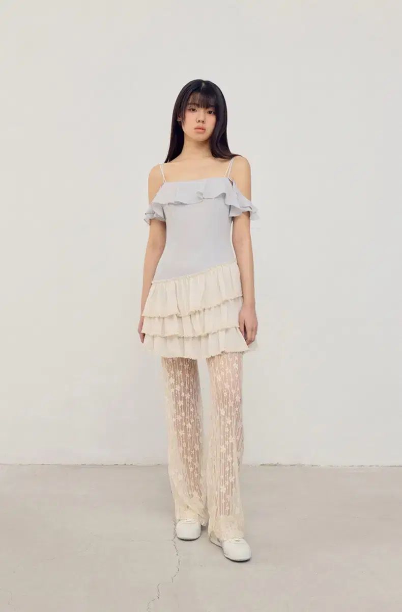s Fletta DIAGONAL ダイアゴナル フリル ドレス