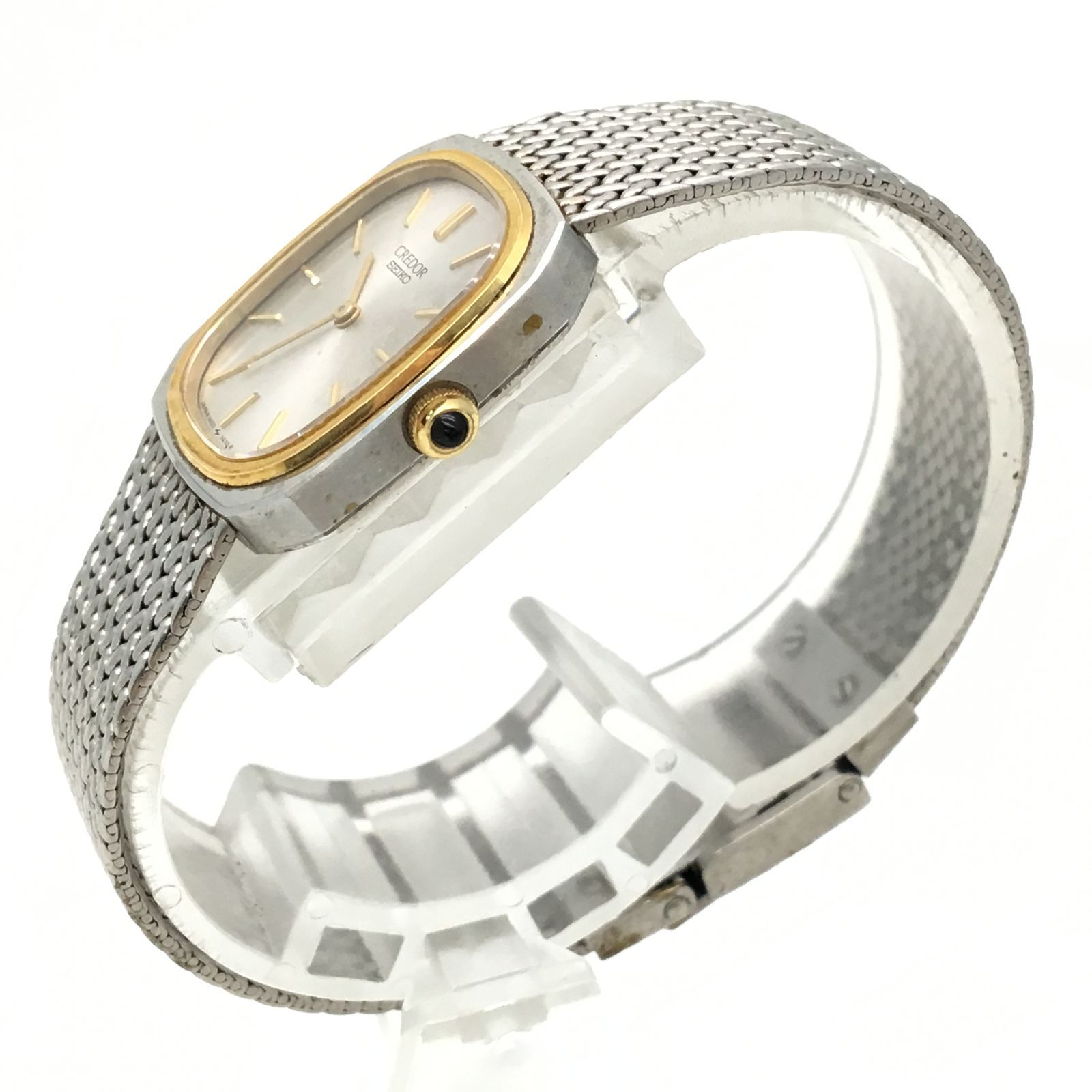 SEIKO クレドール 1400-5880 レディース 腕時計 文字盤シルバー 稼働品 