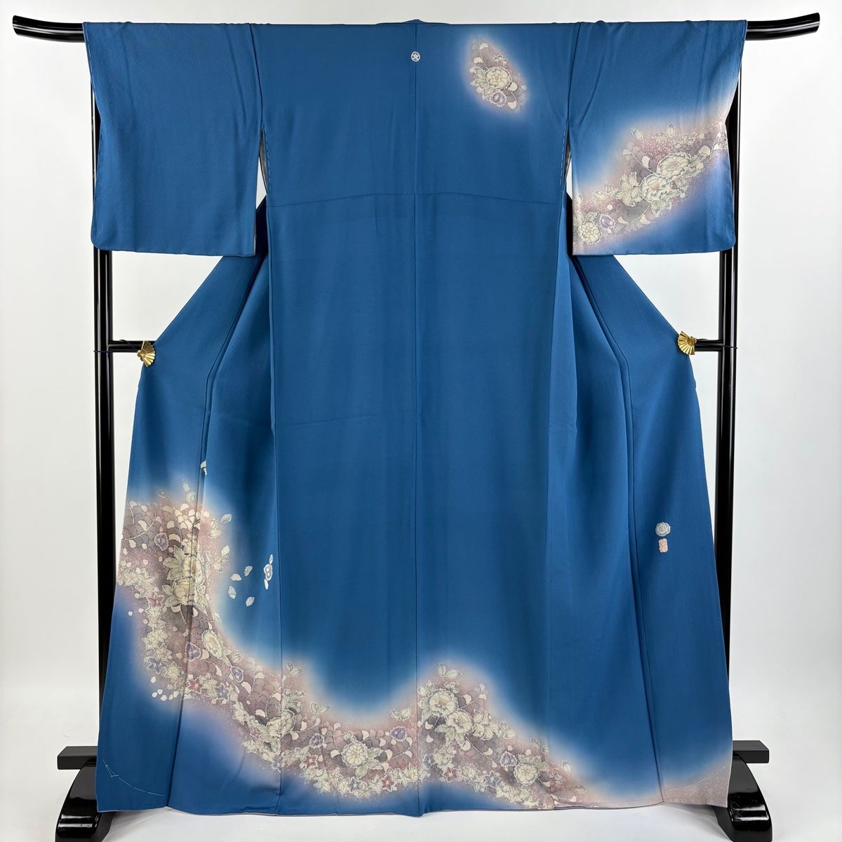みゆ◯◯様　⭐️深ボルドー　辻ヶ花　裄70cm 訪問着　美品 ¥ 訪問着 身丈168cm 裄丈68cm L 袷 翠山工房 落款 辻が花 ぼかし