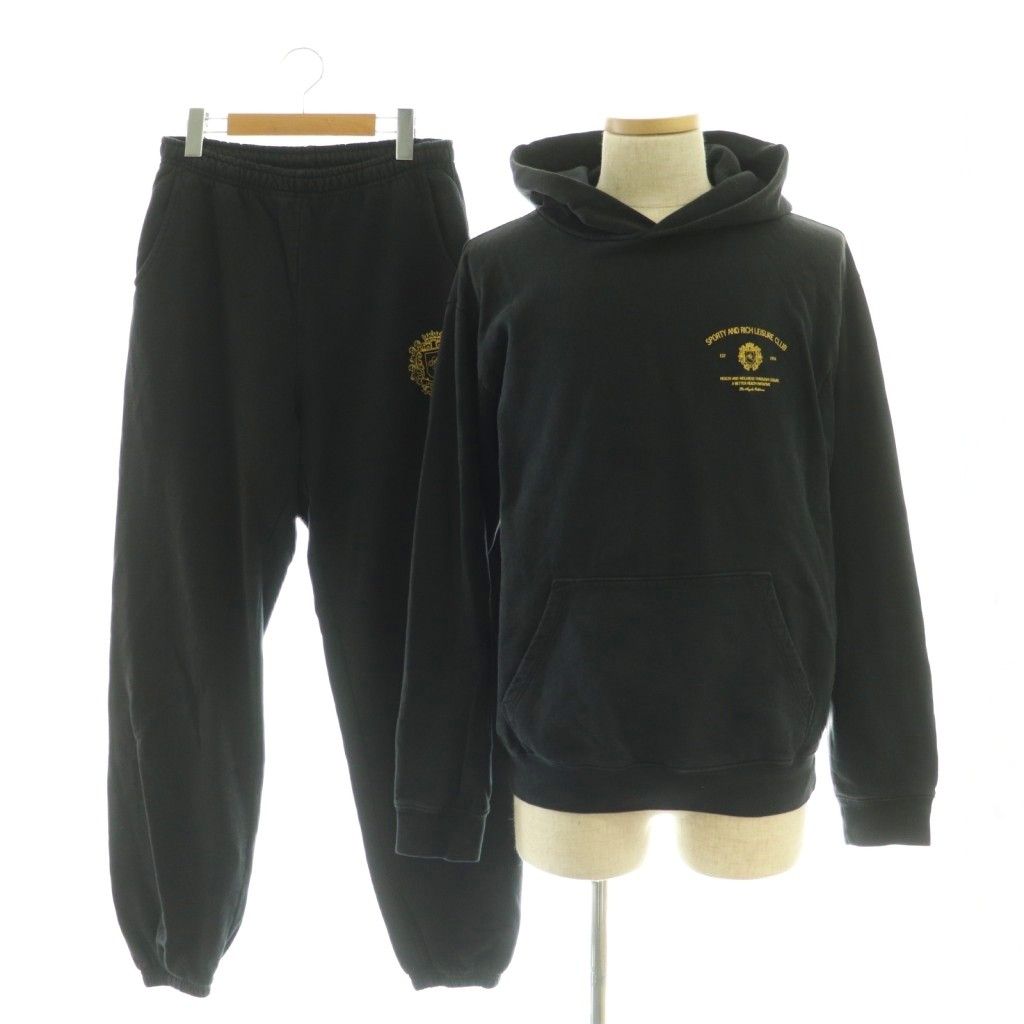 スポーティアンドリッチ SPORTY＆RICH スウェットフーディー×パンツ  