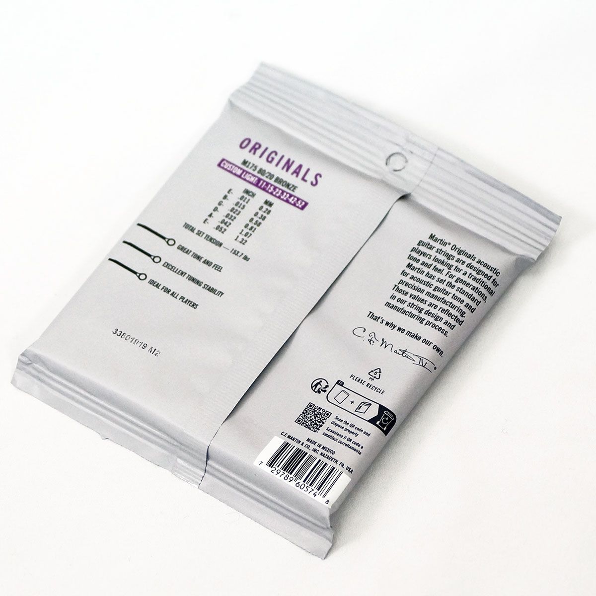  Martin M 175 80 20 BRONZE Custom Light 011 052 セット アコースティックギター弦 弦