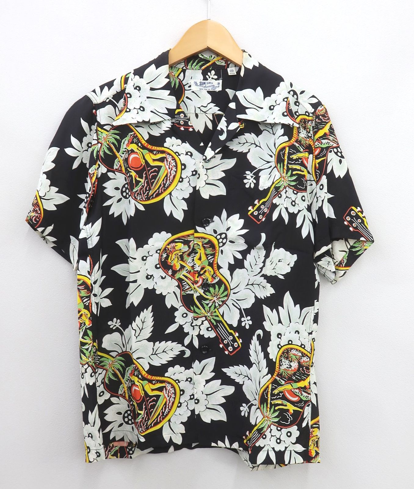 SUN SURF サンサーフ SS36425 UKULELE MELODY アロハシャツ XS
