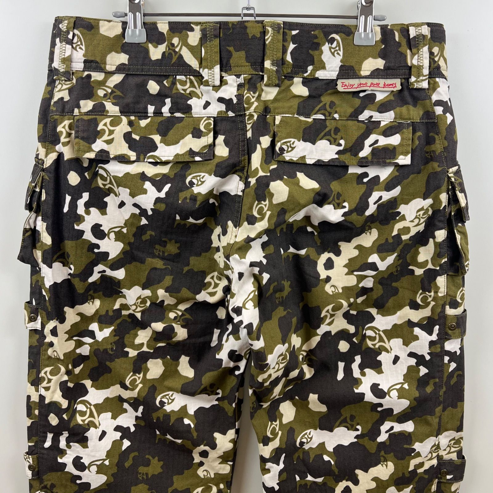 DAIWA outblaze camo roll-up pants LL OP-8013 ダイワ精工