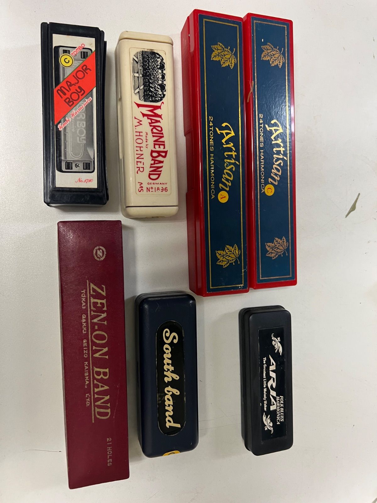 ︎ ハーモニカ 7個 まとめ 楽器 吹奏楽 ハーモニカ 日本製 外国製