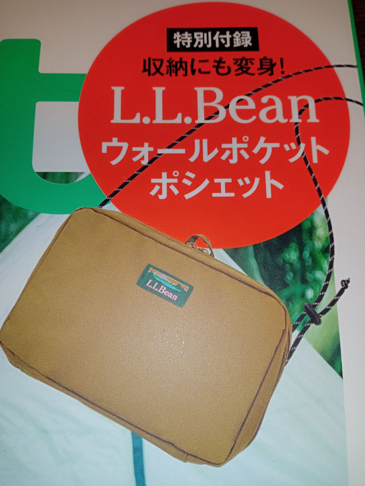 LL Bean ウォールポケットポシェット 『mart 付録』 - ショルダーバッグ