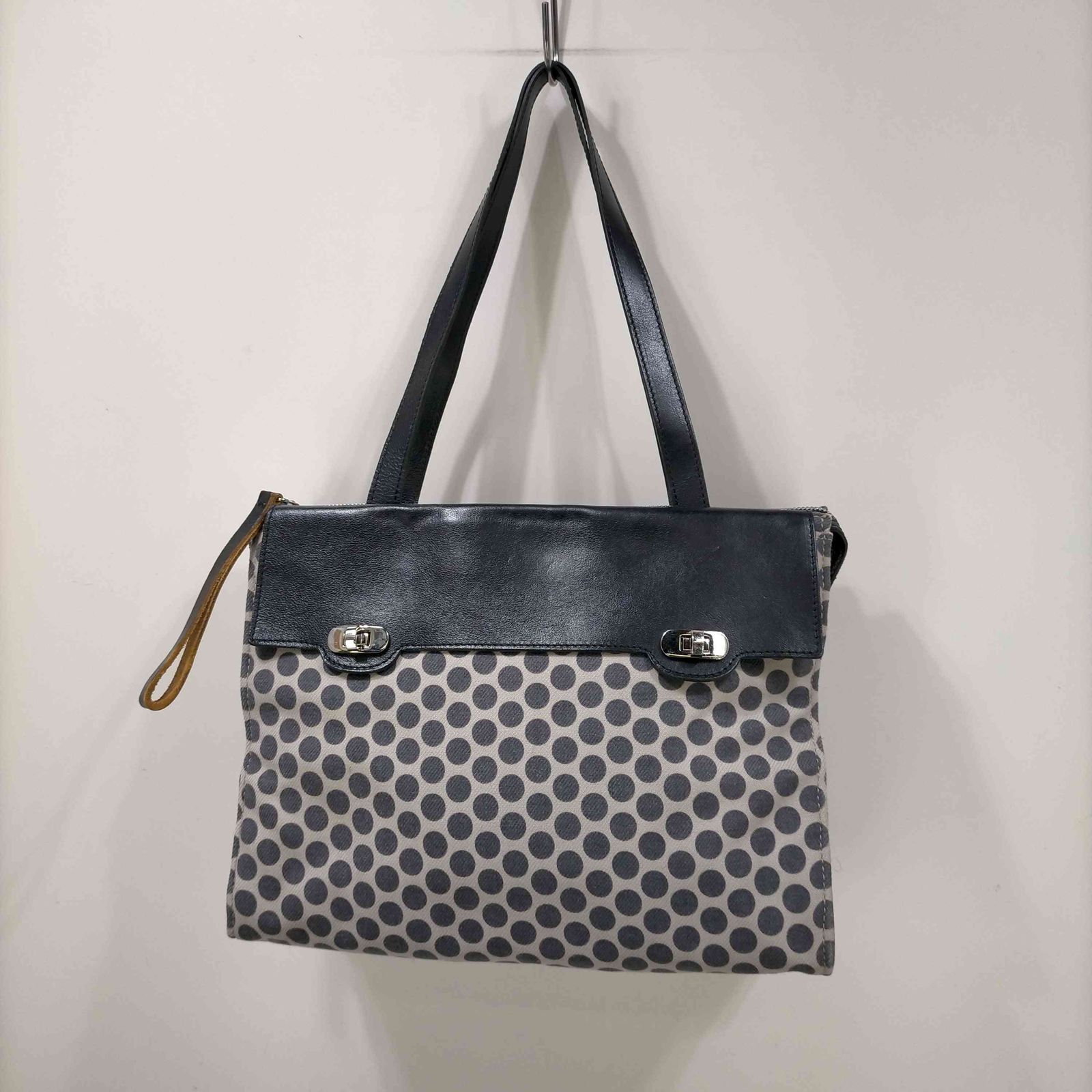 マルニ MARNI winter edition 2011 ドット柄 レザーハンドバッグ