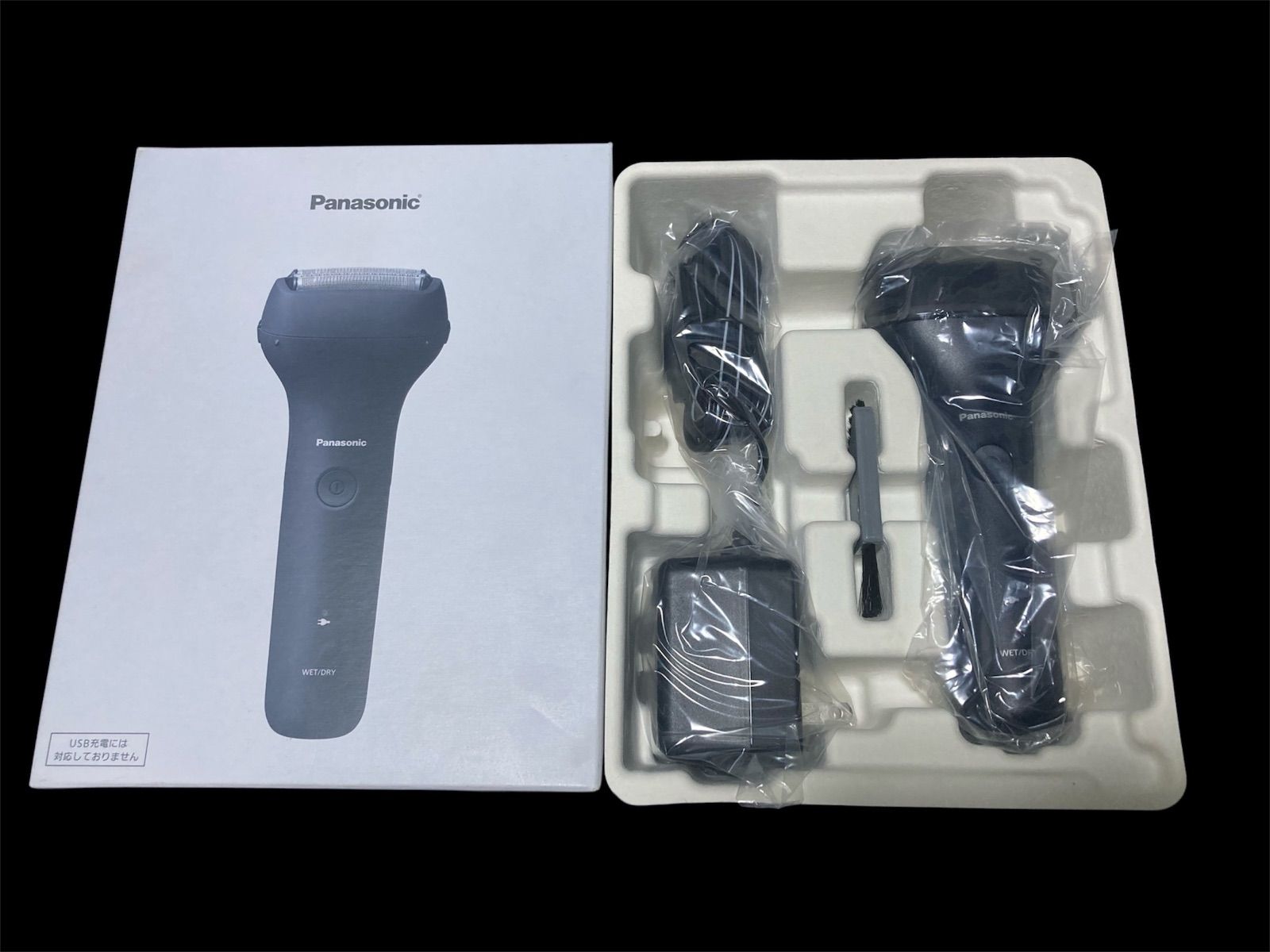 パナソニック Panasonic エントリーシェーバー 刃 ダークネイビー 品番ES RT 1 A 製造番号230522 髭剃り 電動髭剃り N 25 J T 20