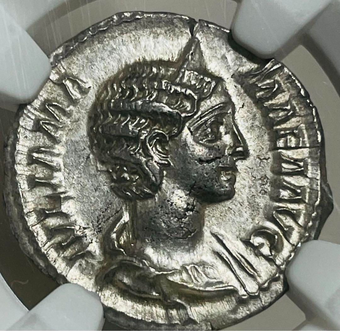 ダブルデナリウス銀貨 NGC ☆MS 5 5 4 5☆古代ローマ帝国 - コレクション