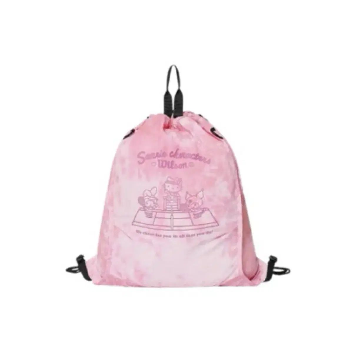 ウィルソン x サンリオ ピンク色 ジムサック バッグ