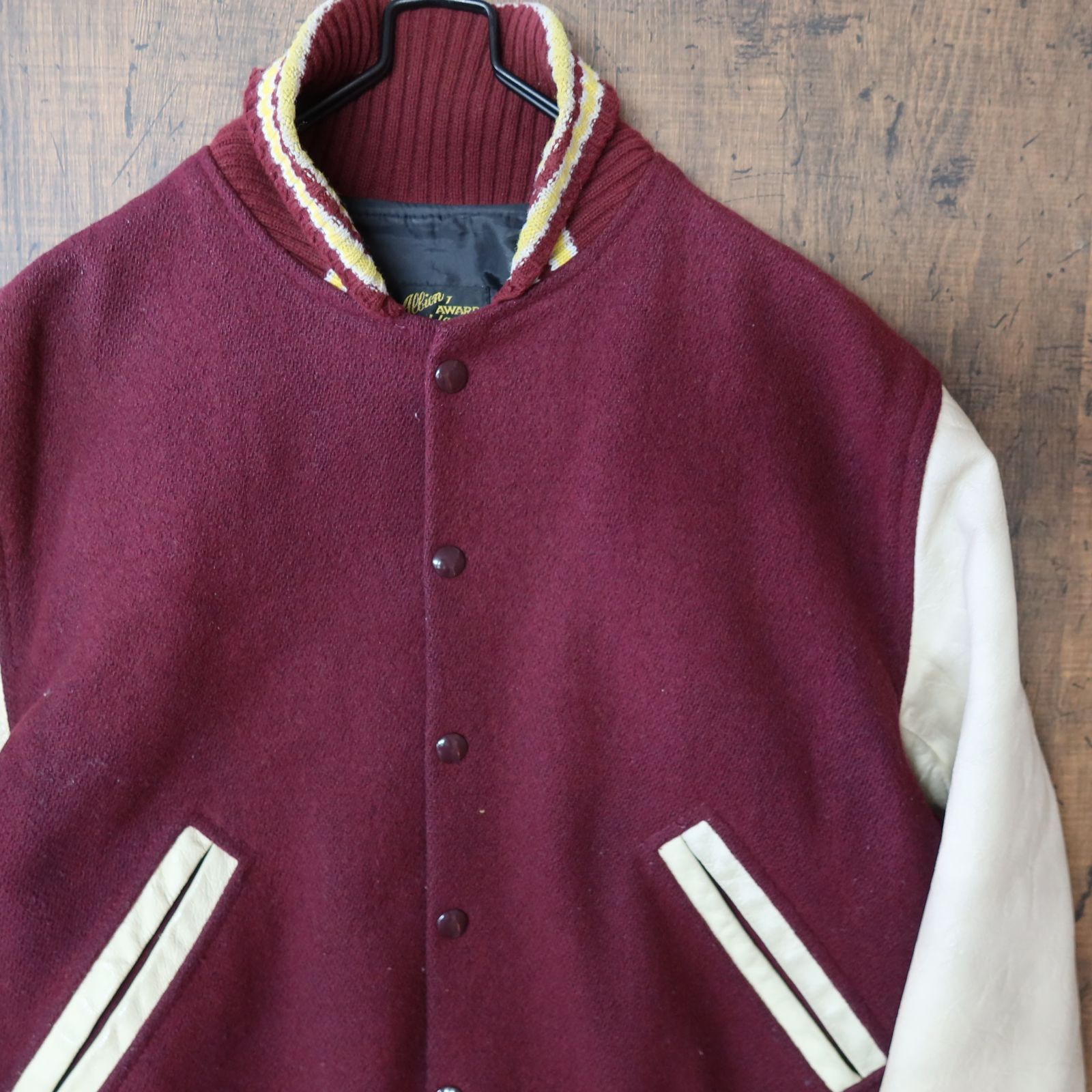 Vintage US古着☆Allion アリオン AWARD JACKET アワードジャケット 袖